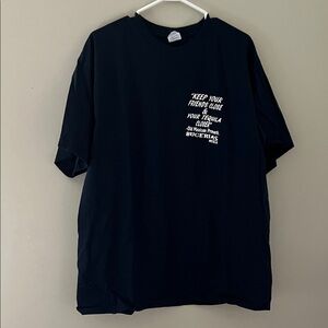 Bucerias Mexico Tequila Quote Graphic T Shirt XL Black Heavyweight
